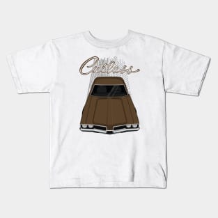 Oldsmobile Cutlass 1969 - brown Kids T-Shirt